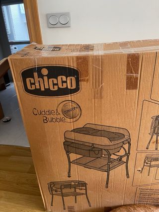 Bañera y cambiador Chicco Cuddle & Bubble