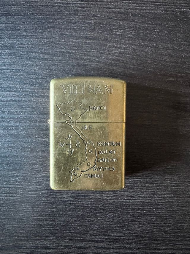 Accendino Zippo Vietnam Kon Tum  67-68 Vintage