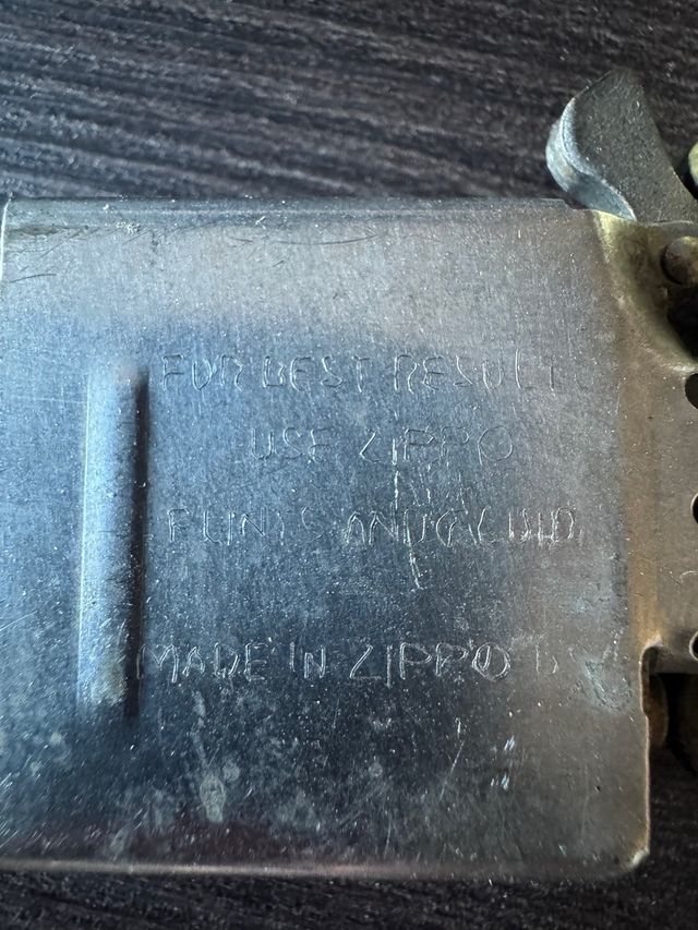 Accendino Zippo Vietnam Kon Tum  67-68 Vintage