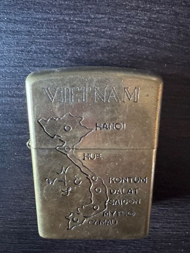 Accendino Zippo Vietnam Kon Tum  67-68 Vintage