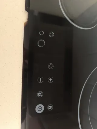 Placa Vitrocerámica Teka Negra