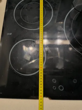 Placa Vitrocerámica Teka Negra