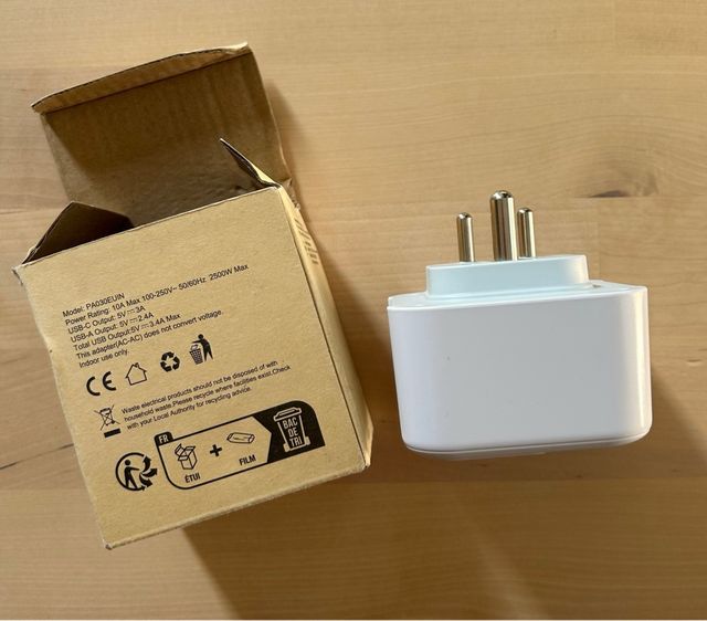 Adaptador de viaje LENCENT plegable