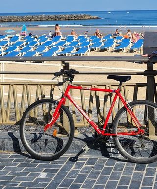 Bicicleta Retro Peugeot Roja