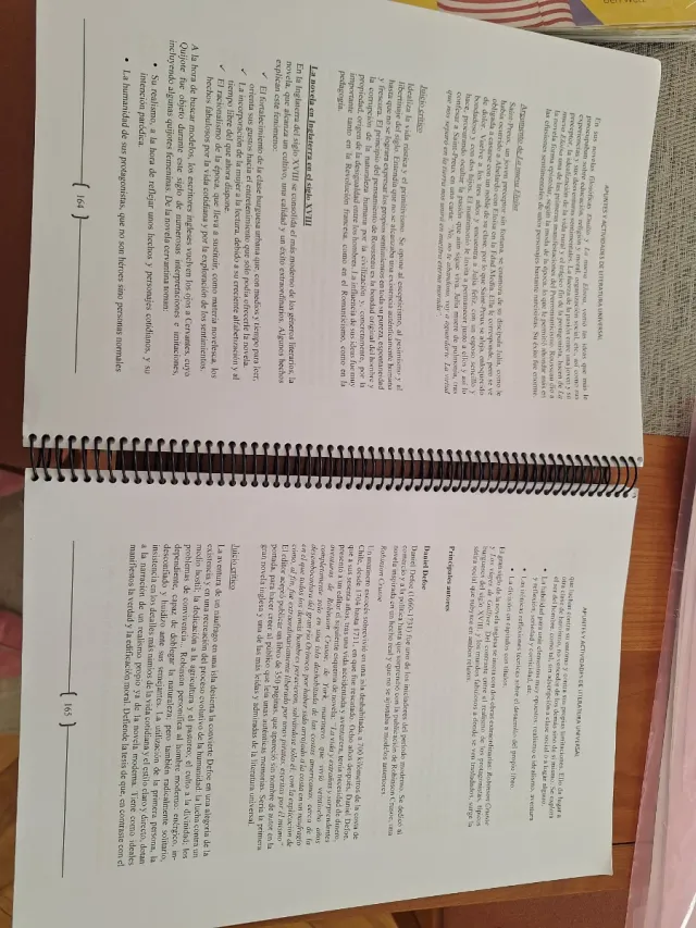 Apuntes Literatura Universal von actividades