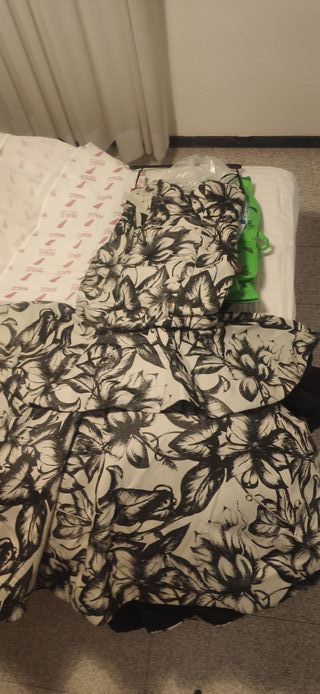 Vestido celebración estilo flamenca talla L