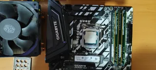 Gigabyte Z370XP SLI, CPU i5 8600k, 24 DDr4