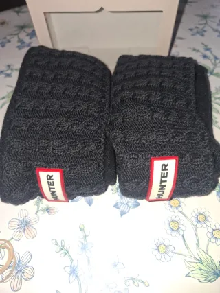 Calcetines Hunter negros de ochos