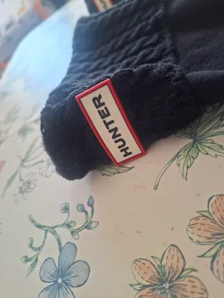 Calcetines Hunter negros de ochos