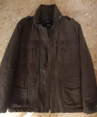Parka hombre talla 38 marrón