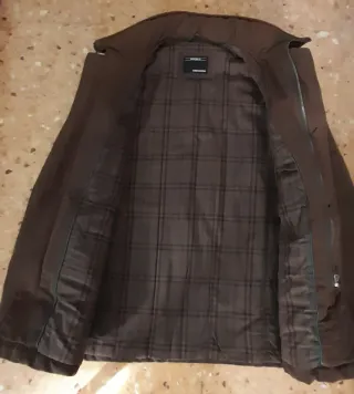 Parka hombre talla 38 marrón