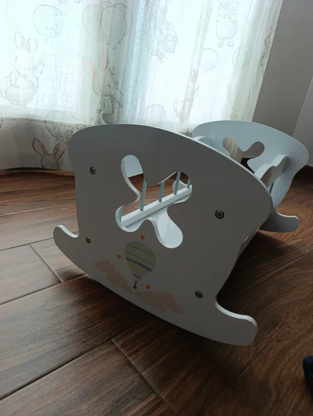 Cuna de juguete blanca Firenze