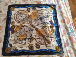 Pañuelo mapa náutico vintage