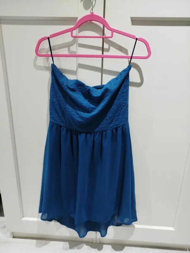 Vestido corto Shana azul