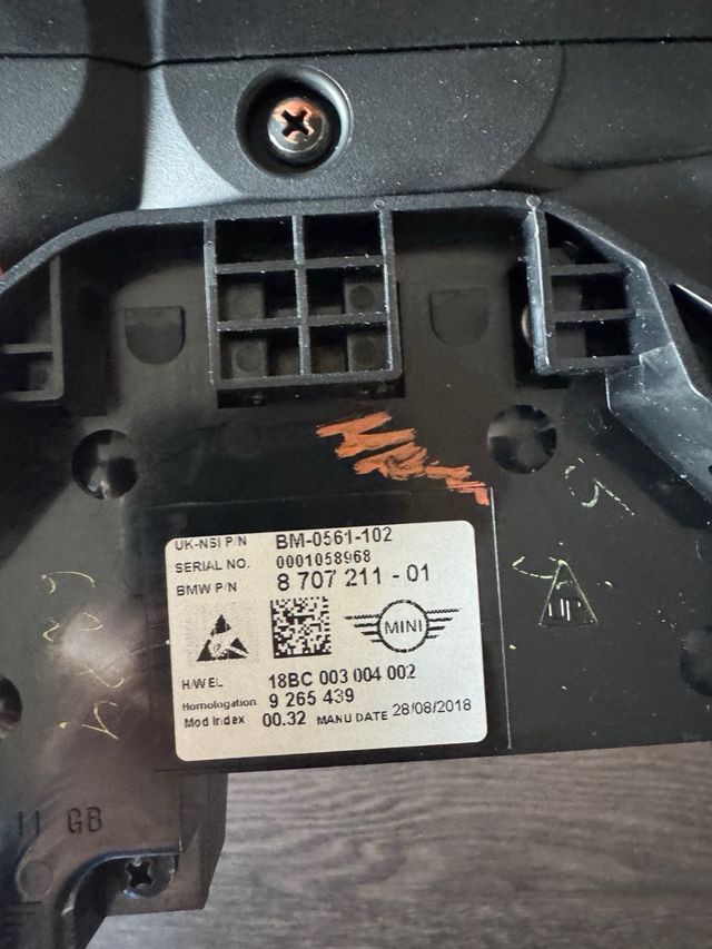 Tachimetro Mini Cooper F54 F55 F56 62108779662