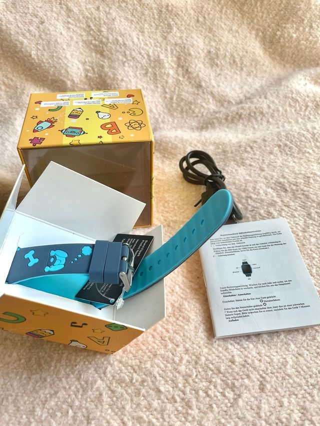 Reloj Inteligente Infantil Azul y Blanco