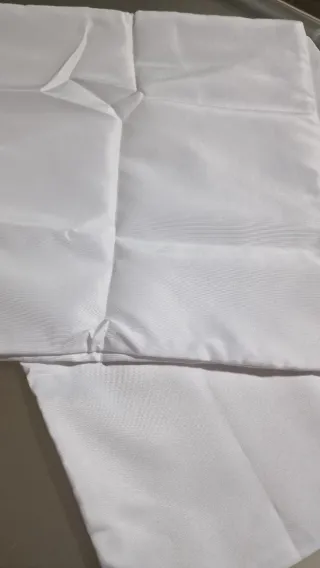 2 federe cuscino bianche 45cm X 45cm