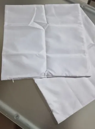 2 federe cuscino bianche 45cm X 45cm