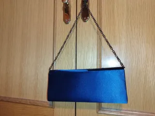 Conjunto de Zapatos de fiesta Jacin azul, bolso