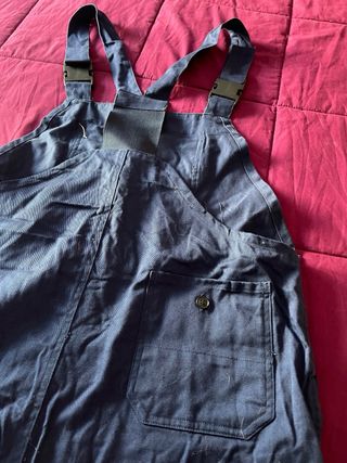 Peto de trabajo azul talla 44
