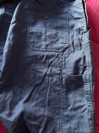 Peto de trabajo azul talla 44
