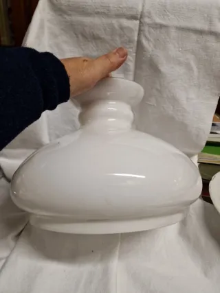 Cappello Lumiera Vetro Opaline Bianco Ricambio