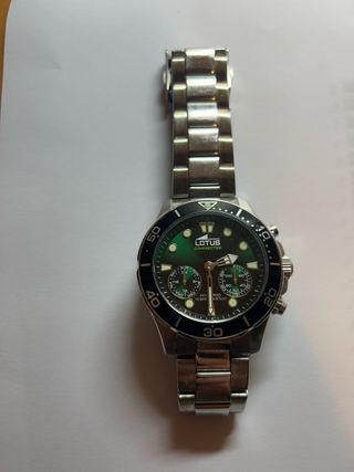 Reloj Lotus Connected Verde y Plateado