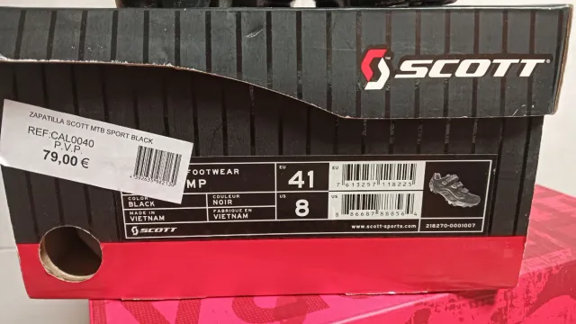 Zapatillas Ciclismo mtb Scott Negras