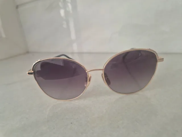 Occhiali da sole Chopard SHF14S dorati viola