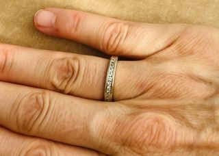 Anillo Tous Oro Blanco y Diamantes