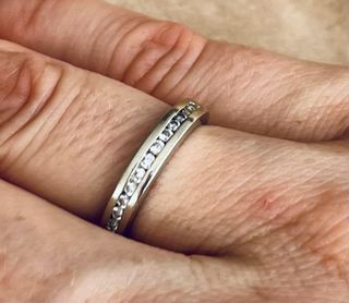 Anillo Tous Oro Blanco y Diamantes