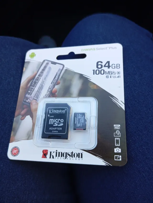 Micro SD Kingston 64GB con Adattatore