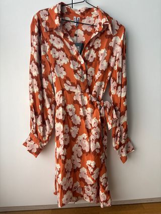 Vestido camisero estampado floral sin estrenar