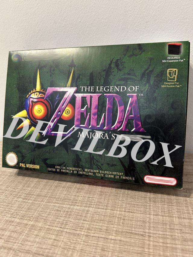 Caja The Legend of Zelda: Majora's Mask N64