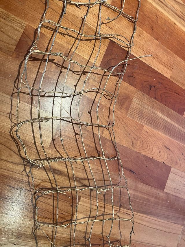 Guirnalda árbol navidad metal y madera