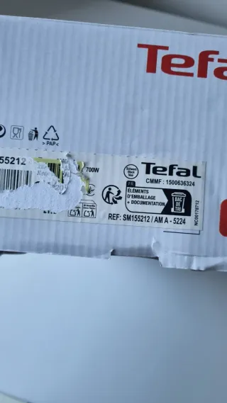 Tefal Ultracompact Piastra per Toast