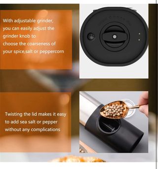 Molino Eléctrico Recargable con Base