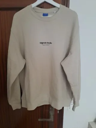 Sudadera Jack & Jones Beige