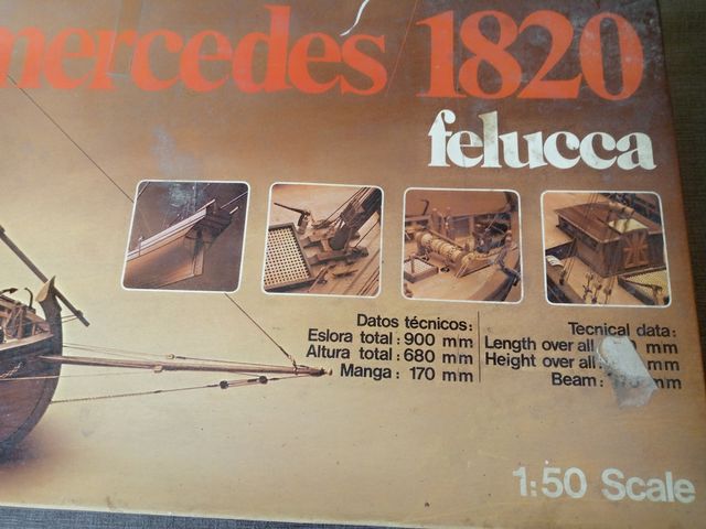 Maqueta Barco Mercedes 1820