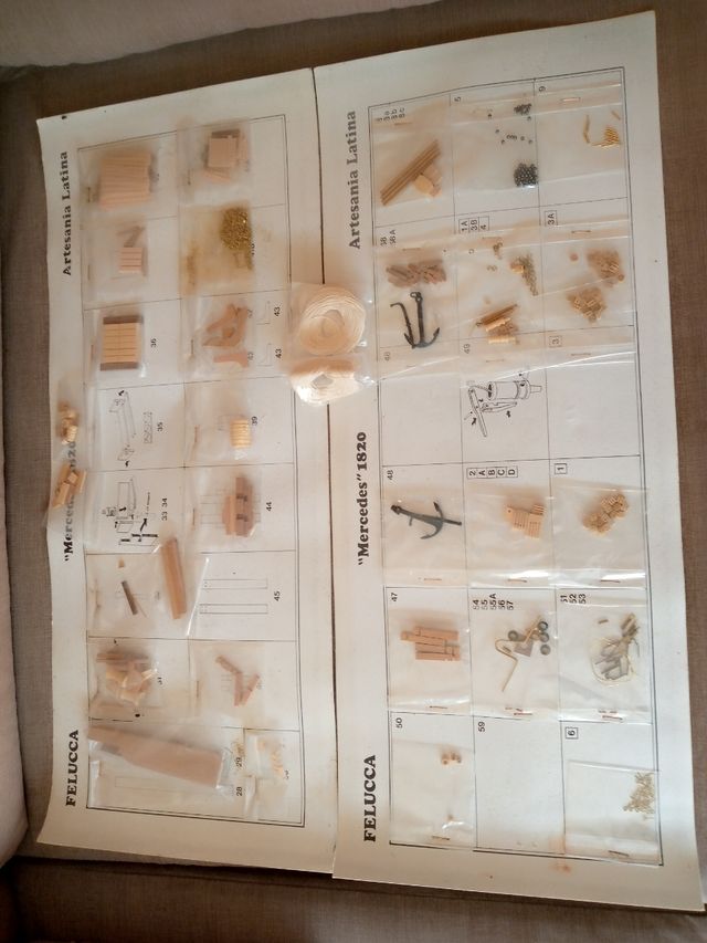 Maqueta Barco Mercedes 1820