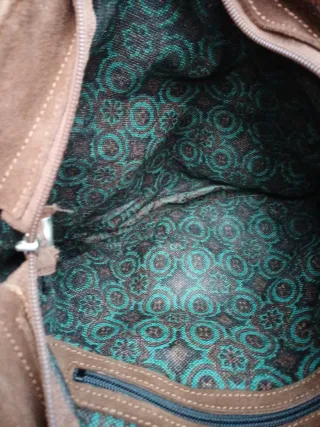 Bolso de piel marrón