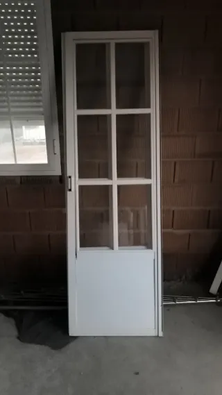 Dos ventanales aluminio 2.04x64