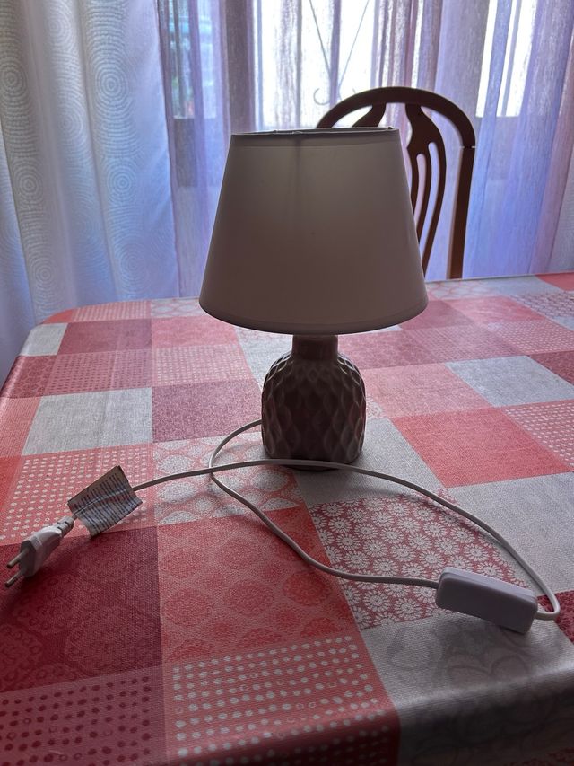 Lámpara de mesita de noche cerámica