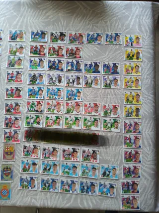 84 Cromos Panini 25-26 + 31 Repes, total 115