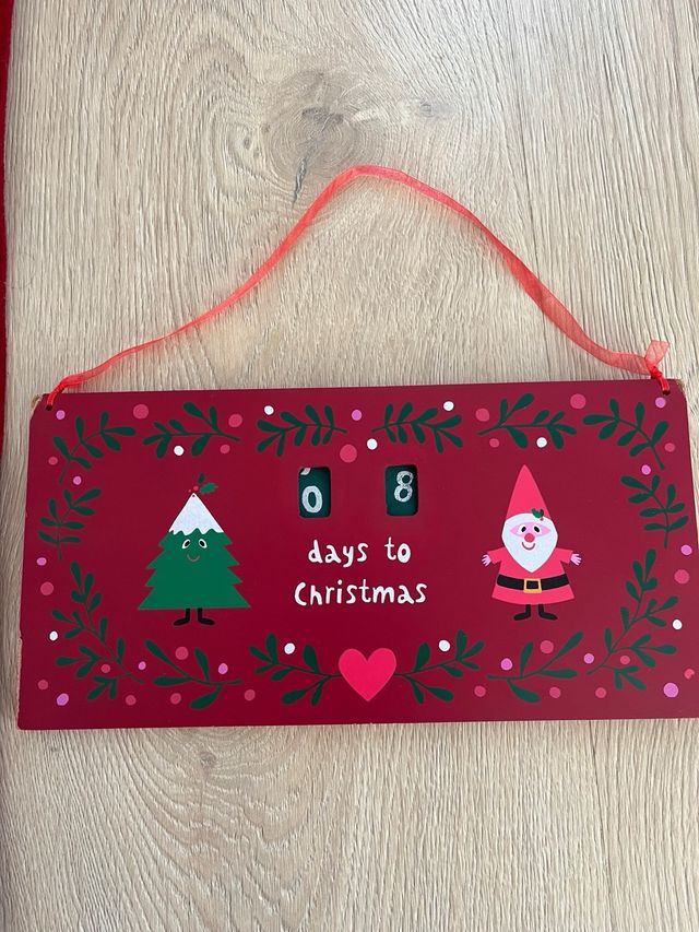 Calendario Adviento Navideño con Saco