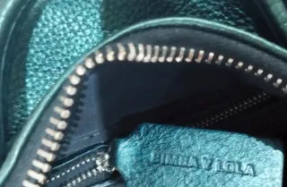 Bolso piel metalizado Bimba y Lola.