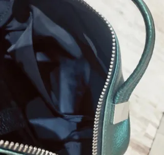 Bolso piel metalizado Bimba y Lola.