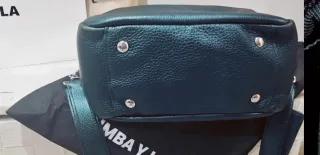 Bolso piel metalizado Bimba y Lola.