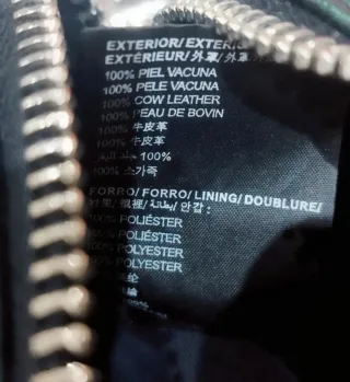 Bolso piel metalizado Bimba y Lola.