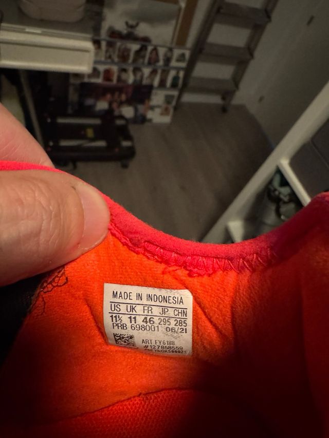 Botas Fútbol Adidas Talla 45/46 Verde/Amarillo